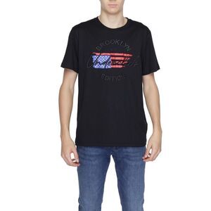 Underclub Black Cotton Men's T-Shirt